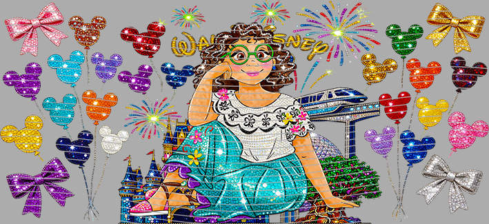 16oz Disney style-D-3535